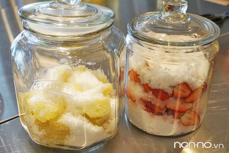 siro trái cây lên men